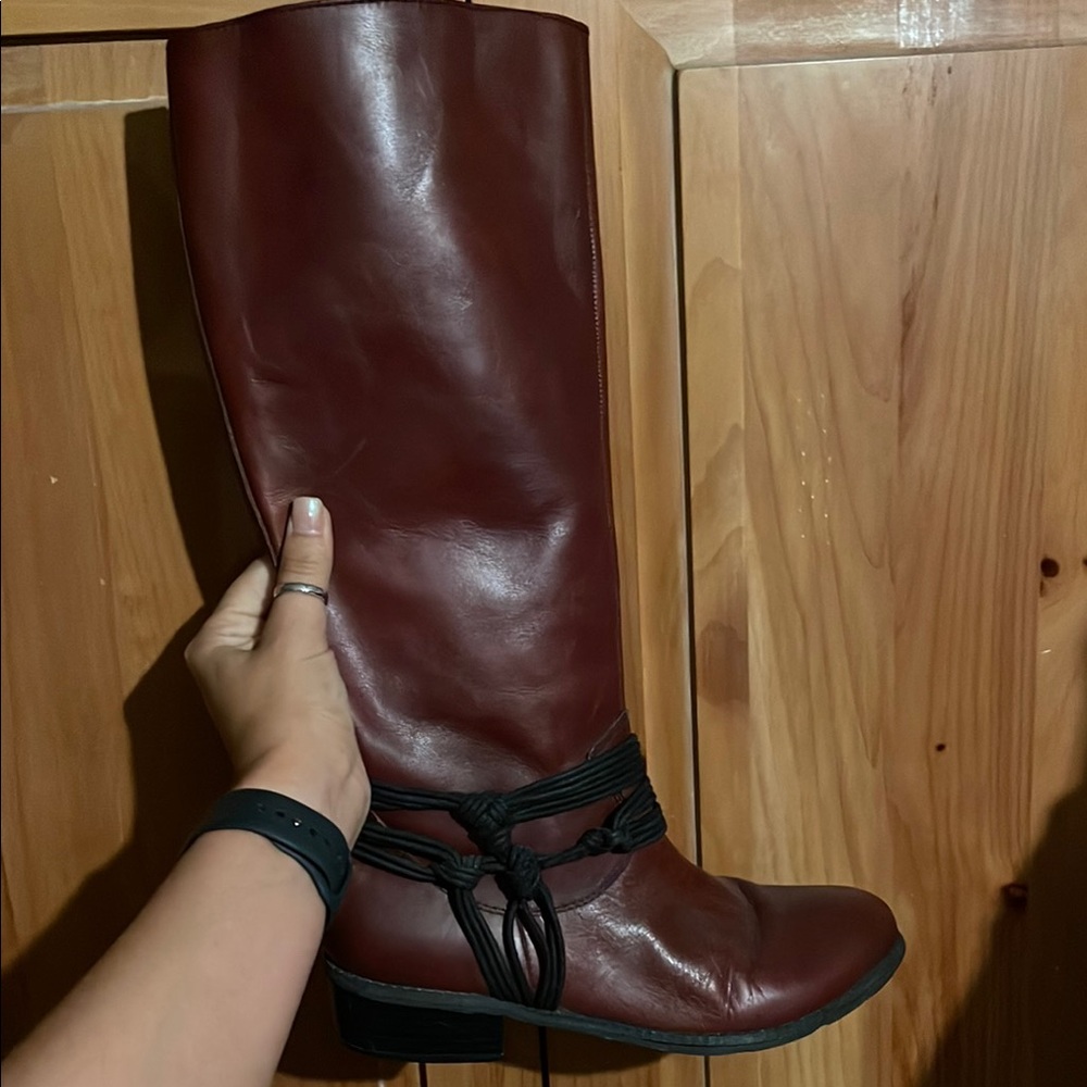 VINTAGE Carlos by Carlos Santana leather boots sz 9 - Picture 4 of 5
